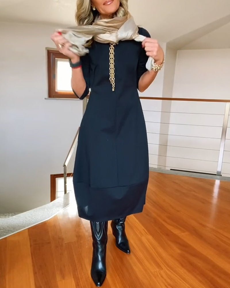 Robe Élégante avec Détails Faits Main pour Femmes - Marie Montel