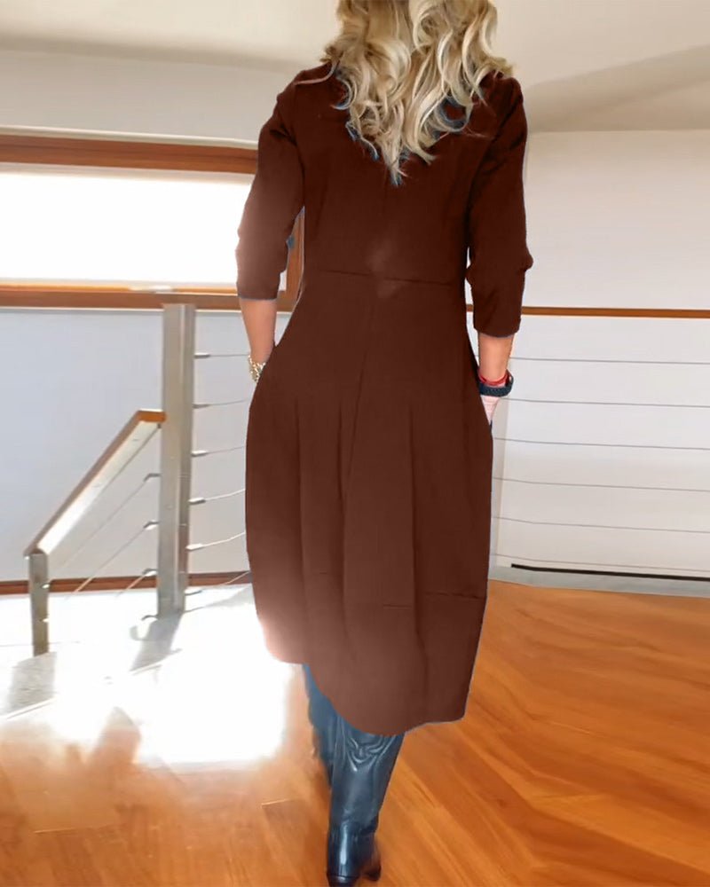 Robe Élégante avec Détails Faits Main pour Femmes - Marie Montel