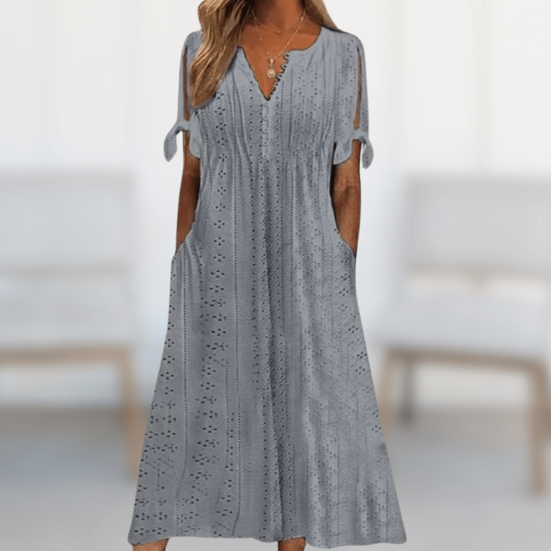 Robe Élégante Brodée pour Femmes - Marie Montel