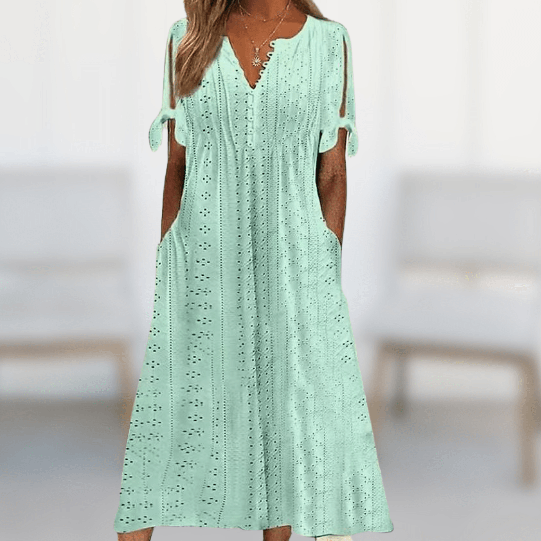 Robe Élégante Brodée pour Femmes - Marie Montel