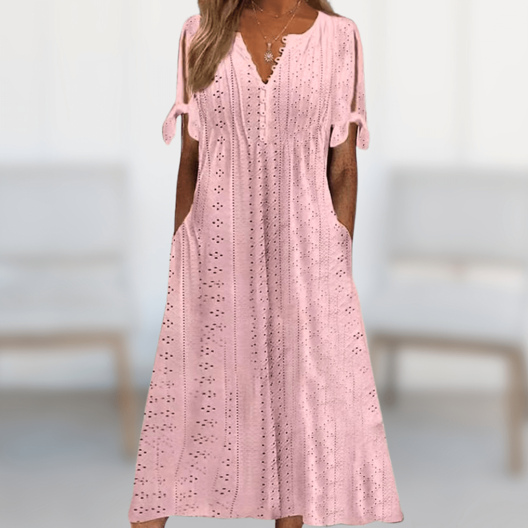 Robe Élégante Brodée pour Femmes - Marie Montel