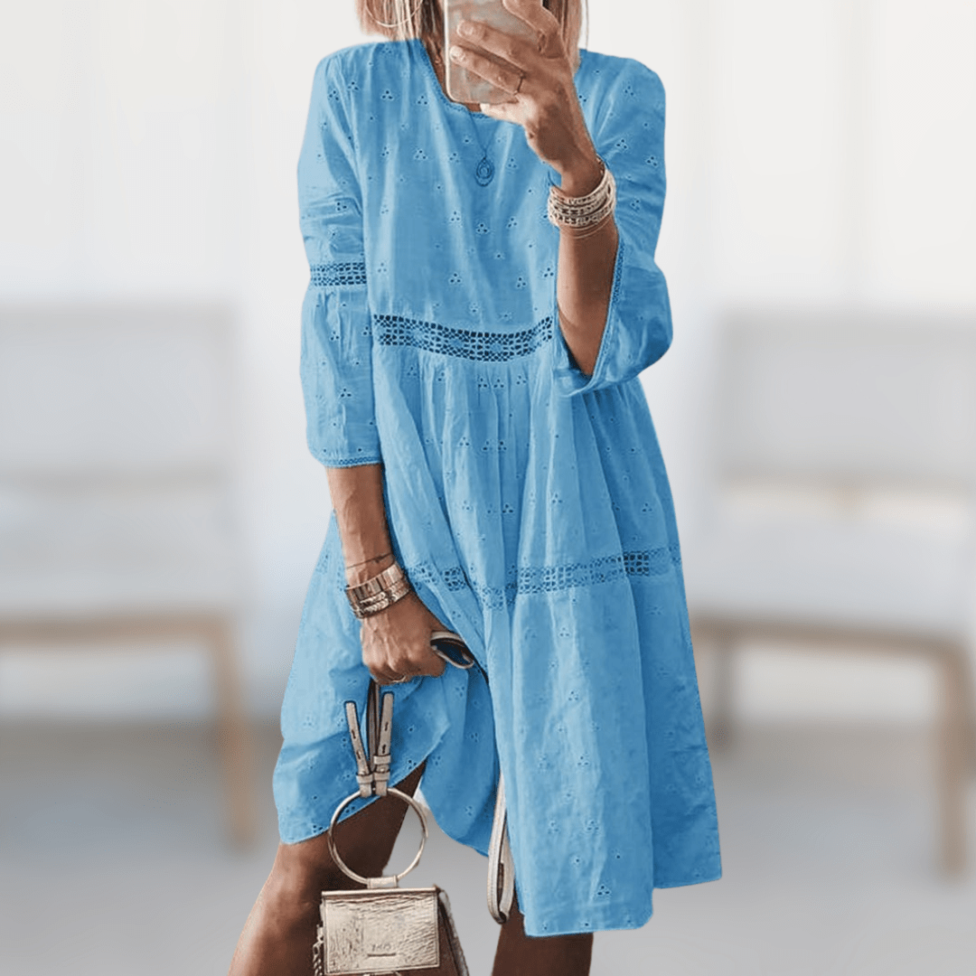 Robe Élégante Brodée pour Femmes - Marie Montel
