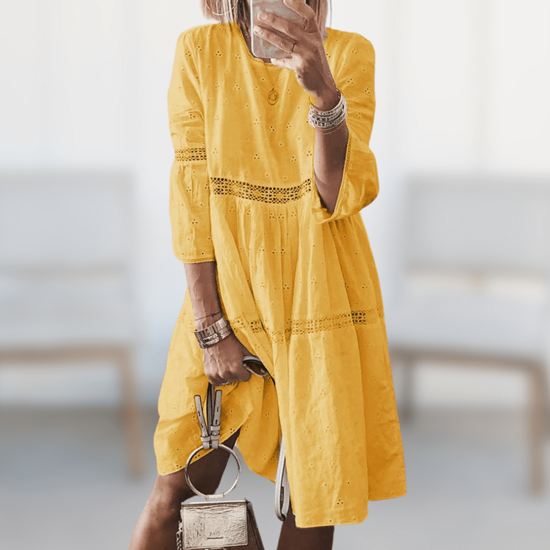 Robe Élégante Brodée pour Femmes - Marie Montel