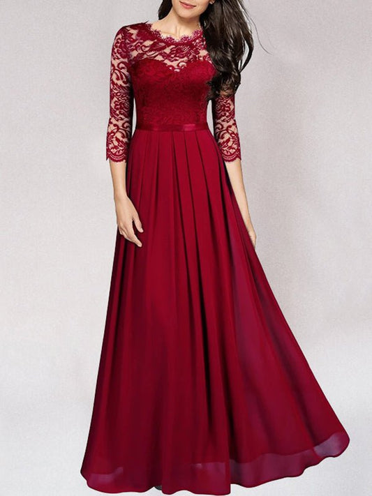 Robe Élégante en Dentelle pour Femmes - Marie Montel