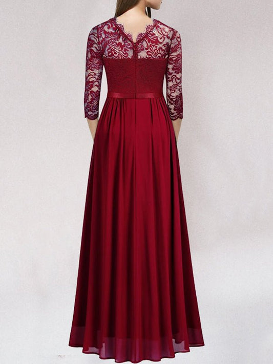 Robe Élégante en Dentelle pour Femmes - Marie Montel