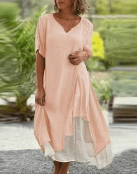 Robe Élégante en V pour Femmes - Marie Montel