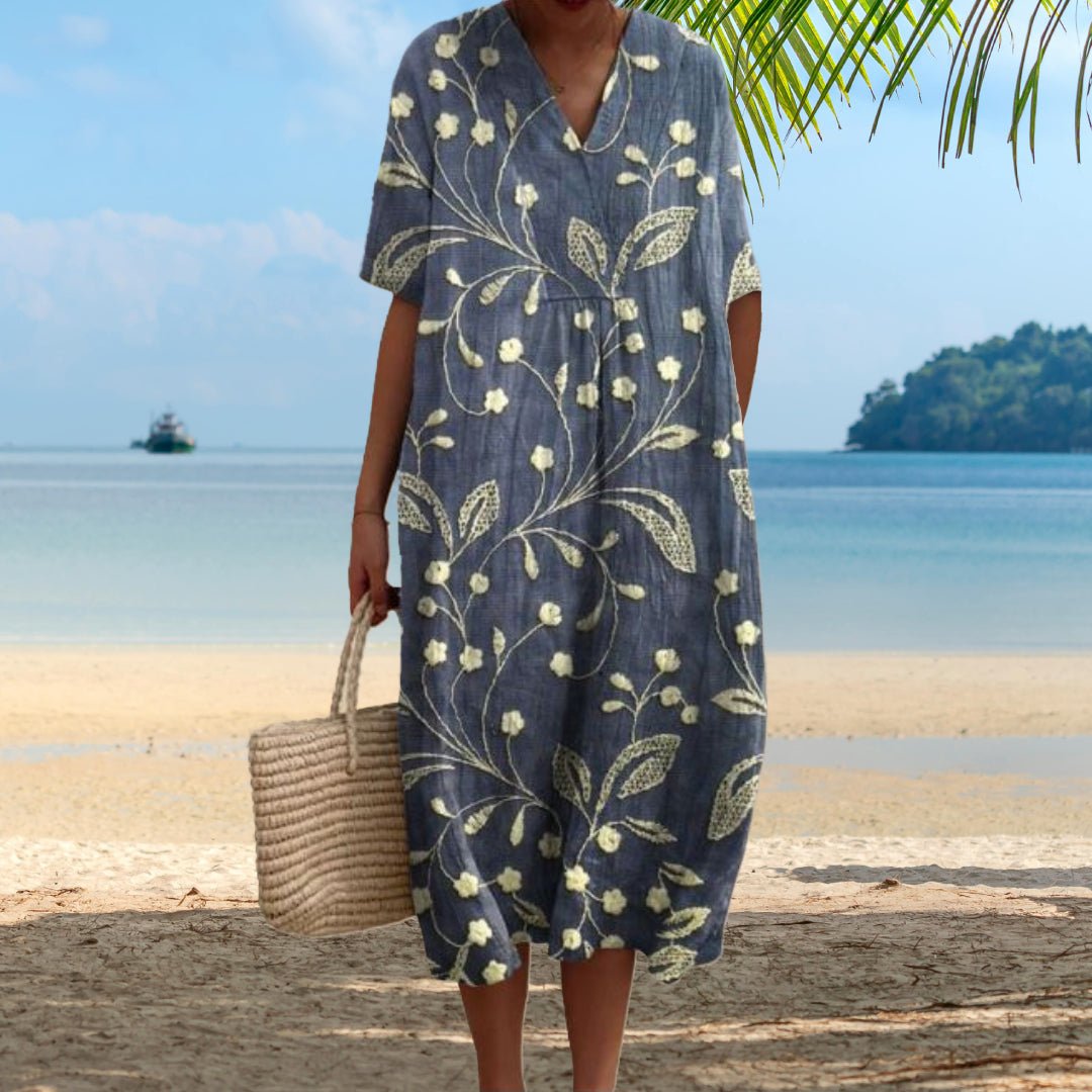 Robe Fleurie Élégante pour Femmes - Marie Montel