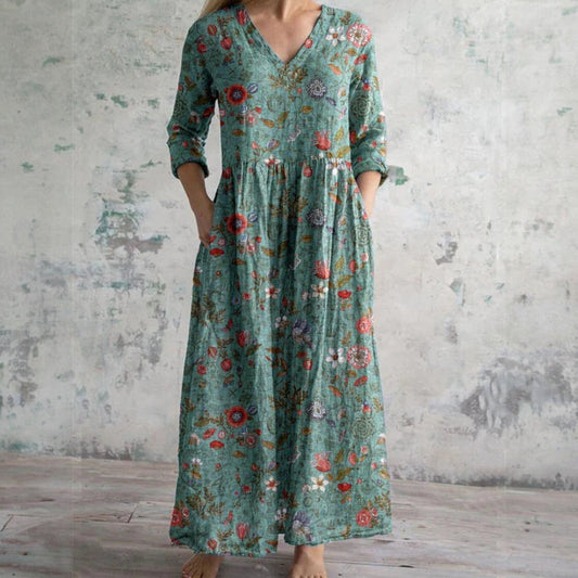 Robe Florale Élégante pour Femmes - Marie Montel