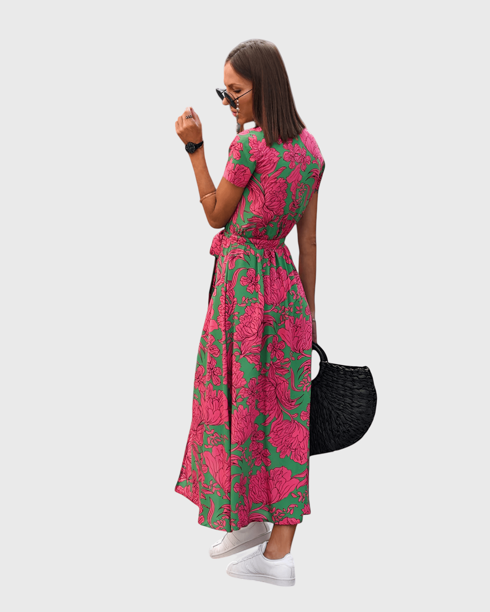 Robe Fluide à Imprimé pour Femmes - Marie Montel