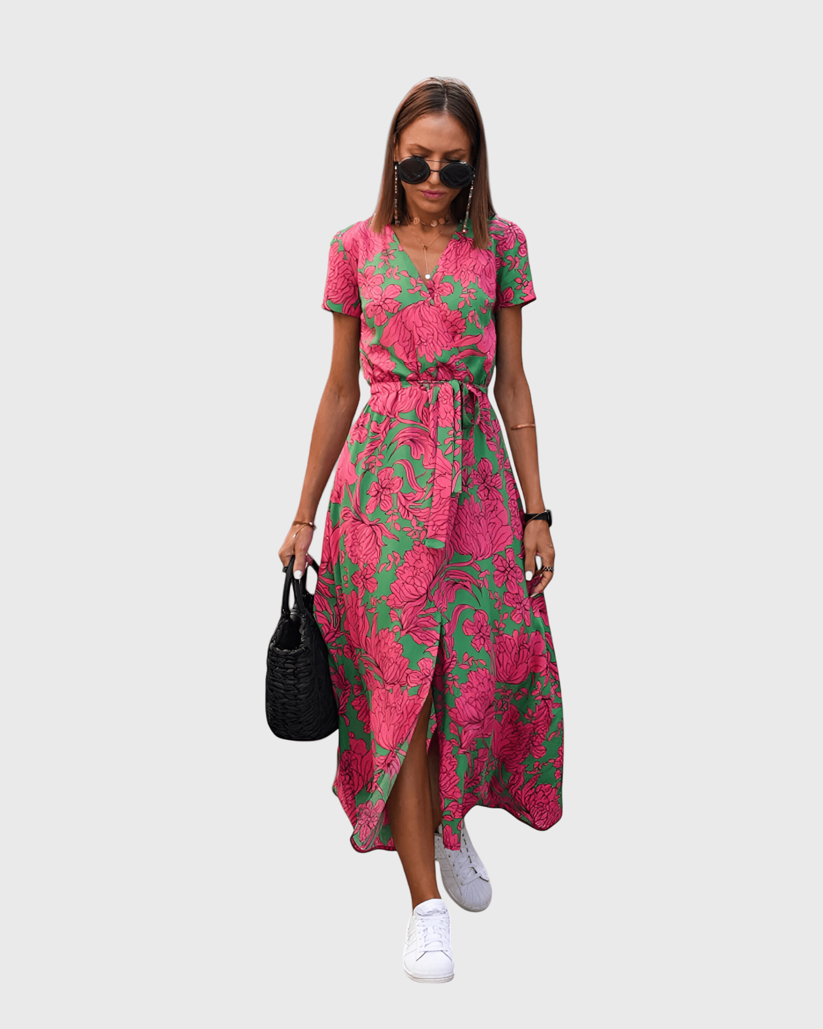 Robe Fluide à Imprimé pour Femmes - Marie Montel