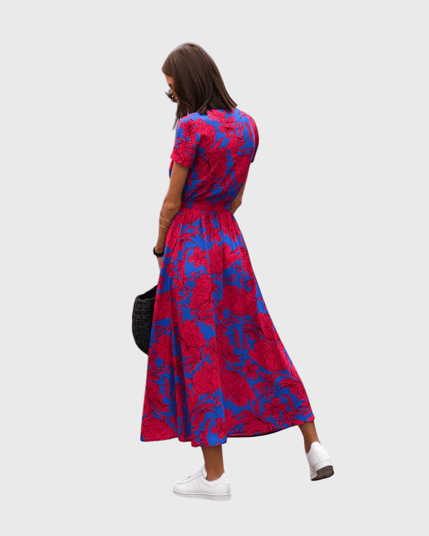 Robe Fluide à Imprimé pour Femmes - Marie Montel