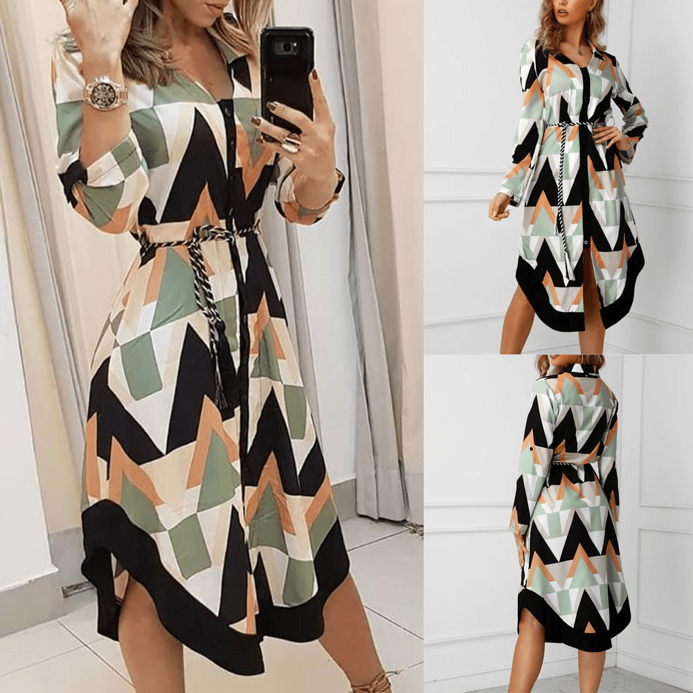 Robe Longue à Imprimé Floral pour Femmes - Marie Montel
