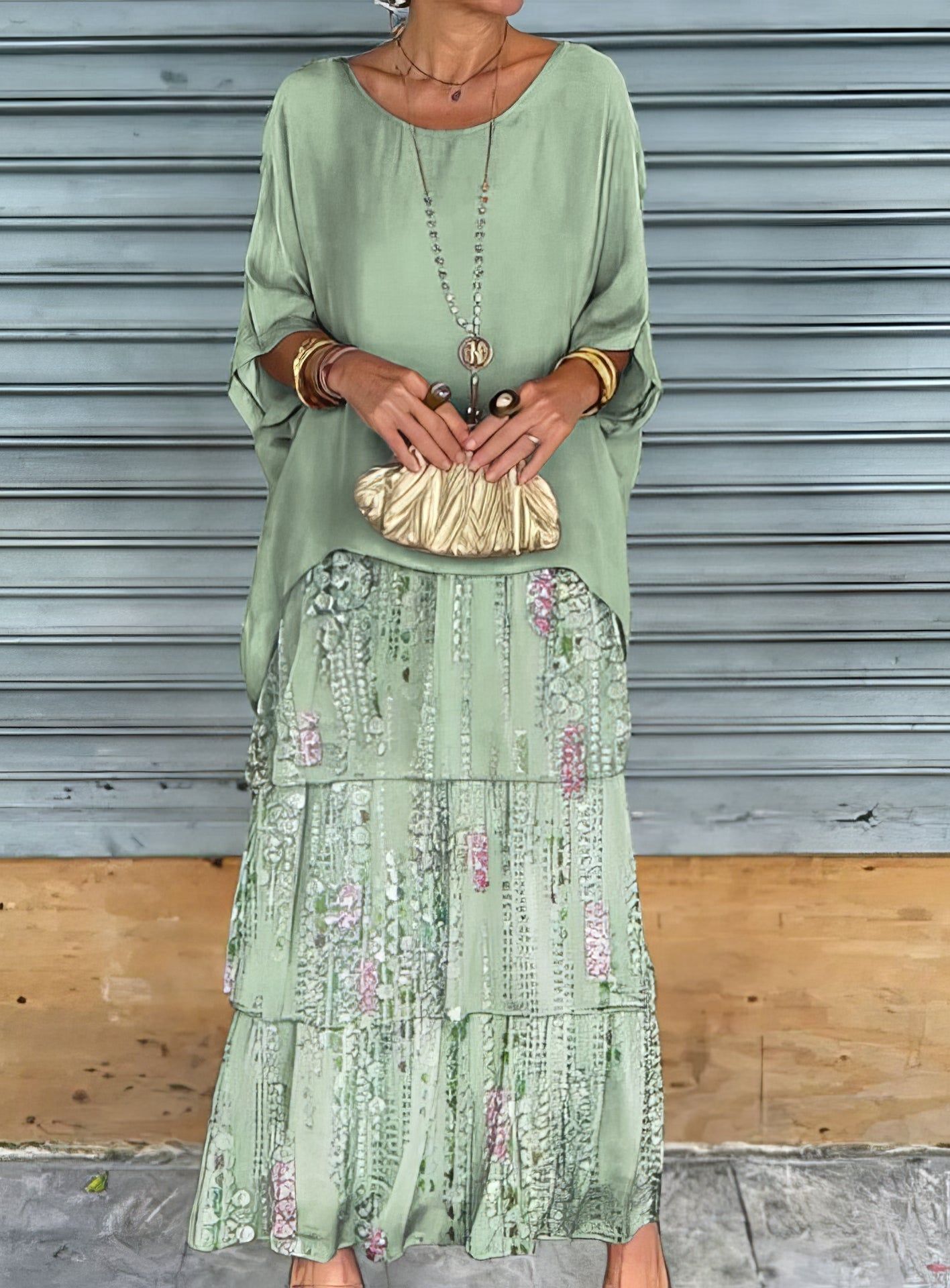 Robe Longue Droite à Manches Longues pour Femmes - Marie Montel