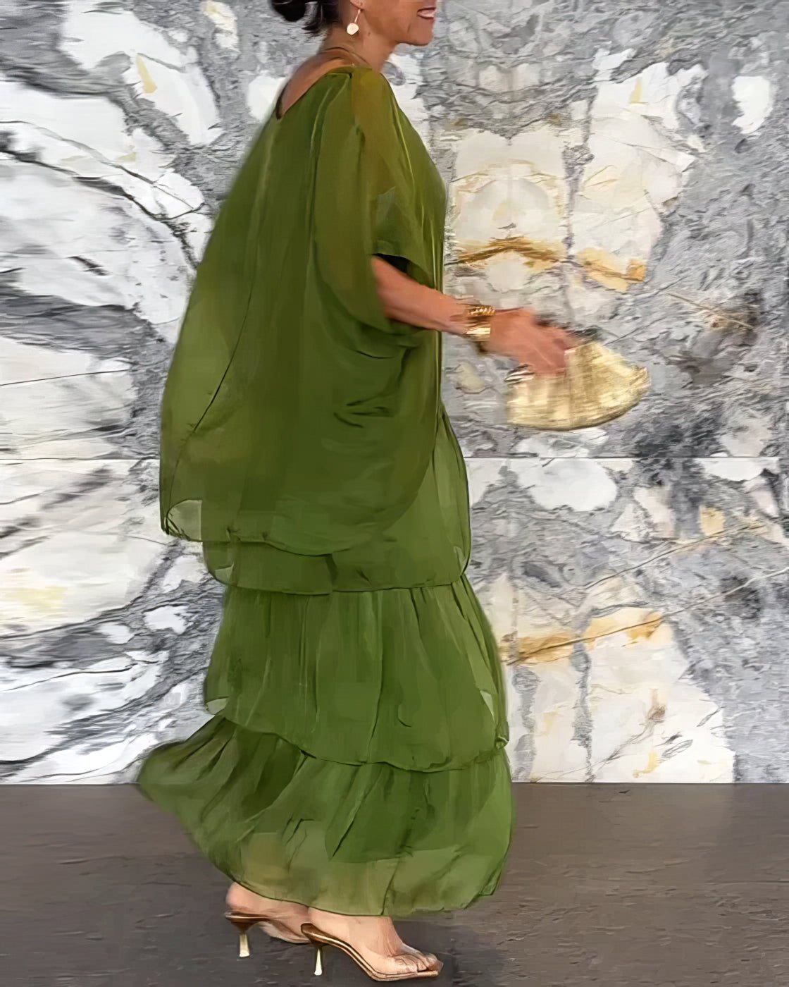 Robe Longue Droite à Manches Longues pour Femmes - Marie Montel