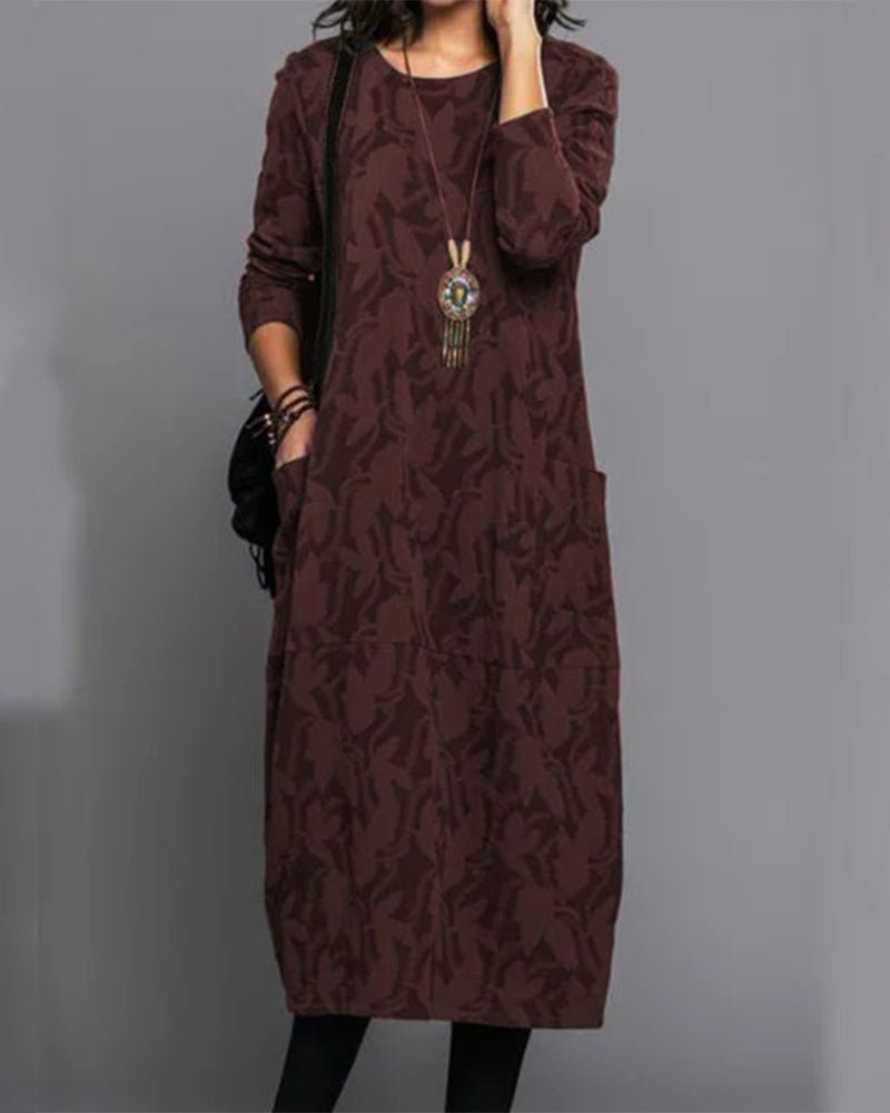 Robe Longue Élégante en Lin pour Femmes - Marie Montel