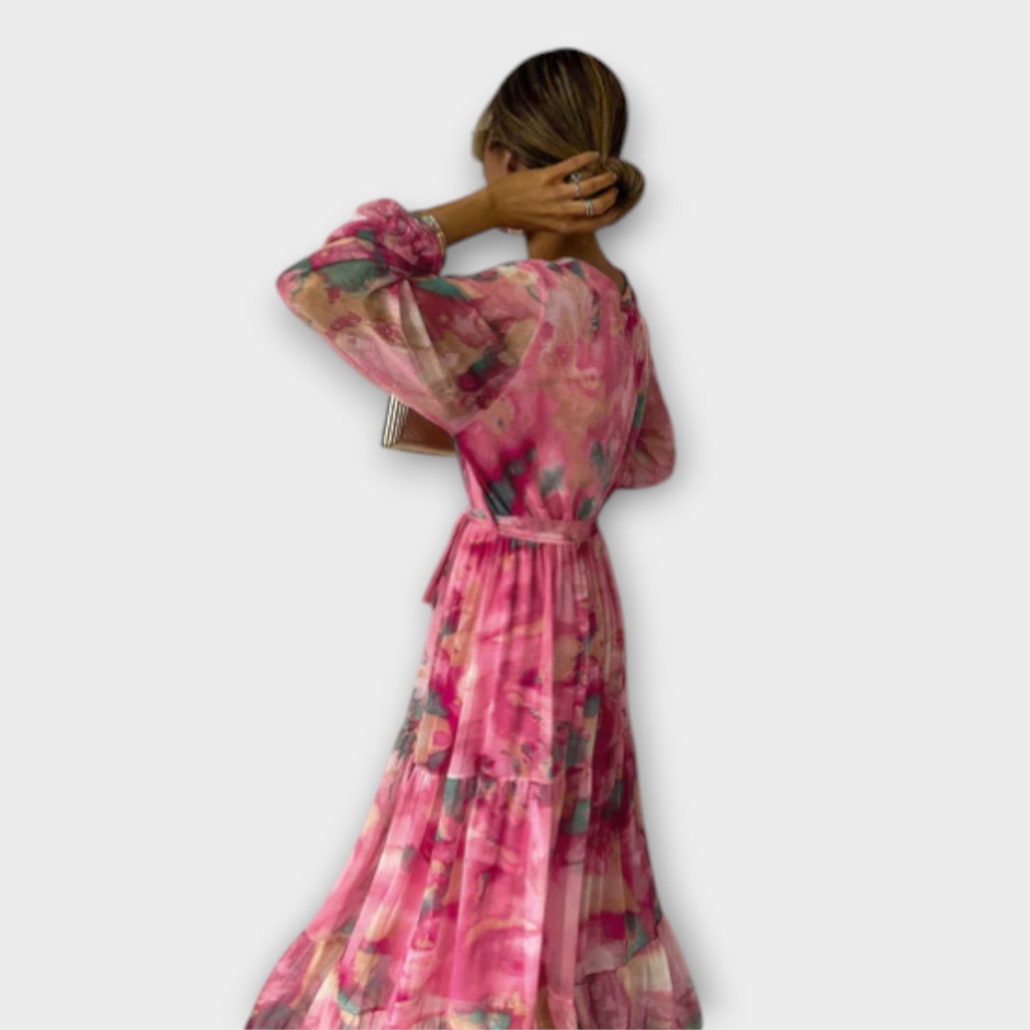 Robe Maxi Aquarelle pour Femmes - Marie Montel
