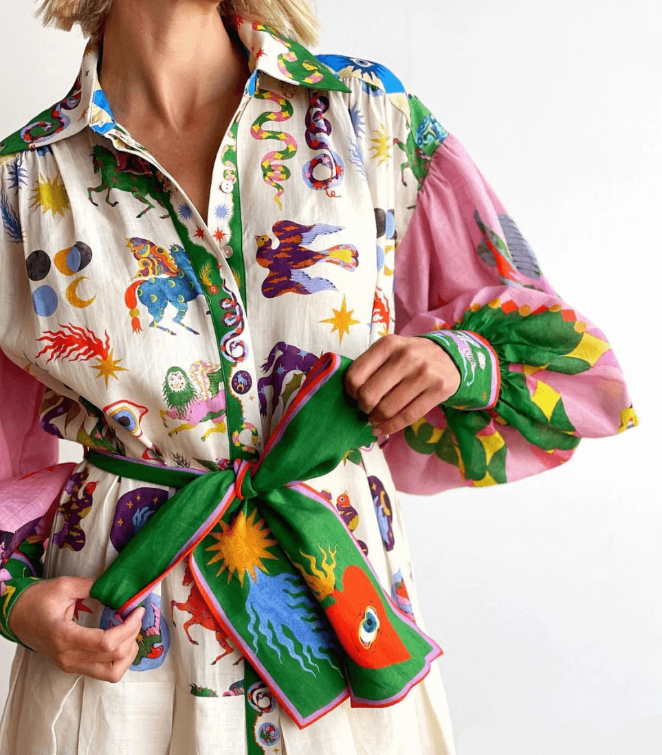 Robe Maxi Élégante à Manches Longues pour Femmes - Marie Montel
