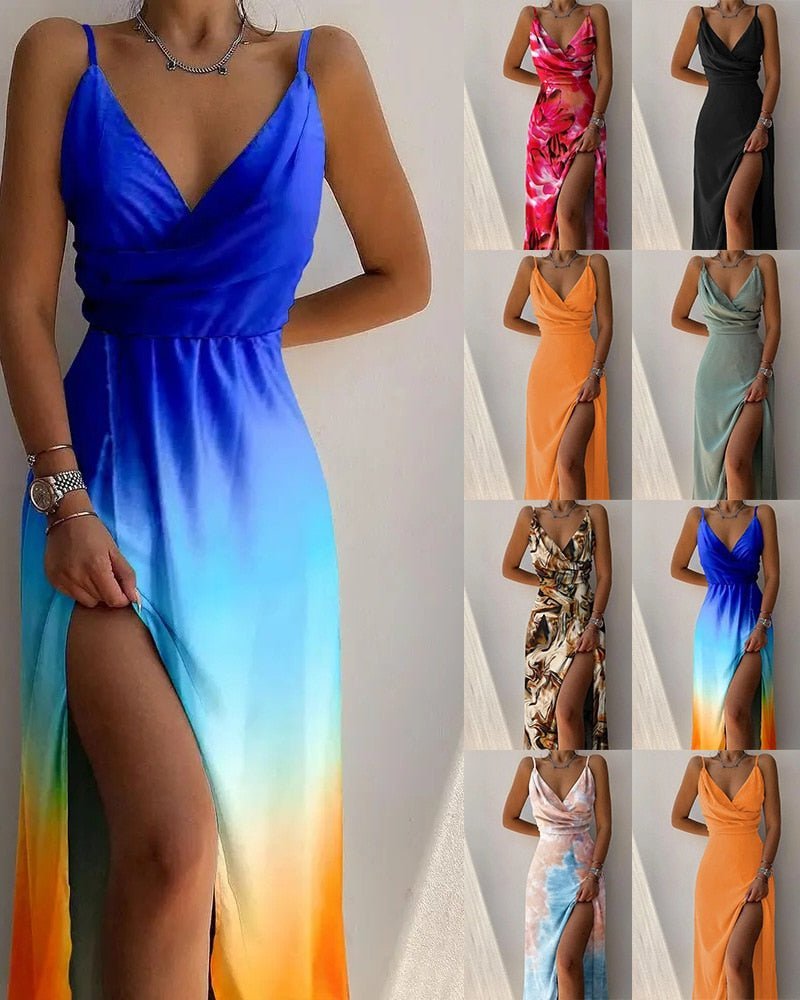 Robe Maxi Imprimée pour Femmes - Marie Montel