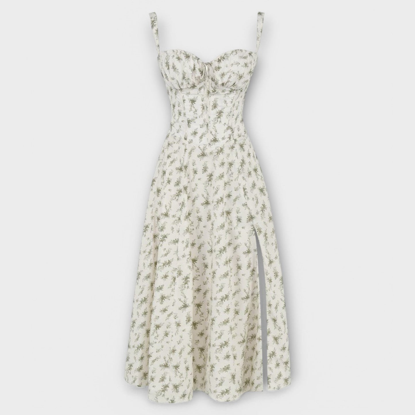 Robe Midi Chic à Corsage pour Femmes - Marie Montel