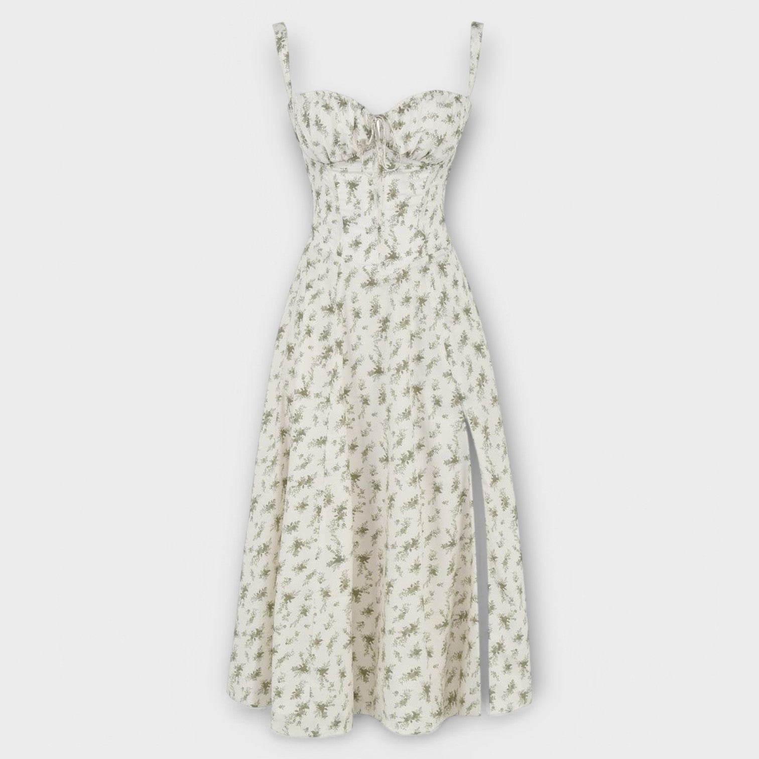 Robe Midi Chic à Corsage pour Femmes - Marie Montel