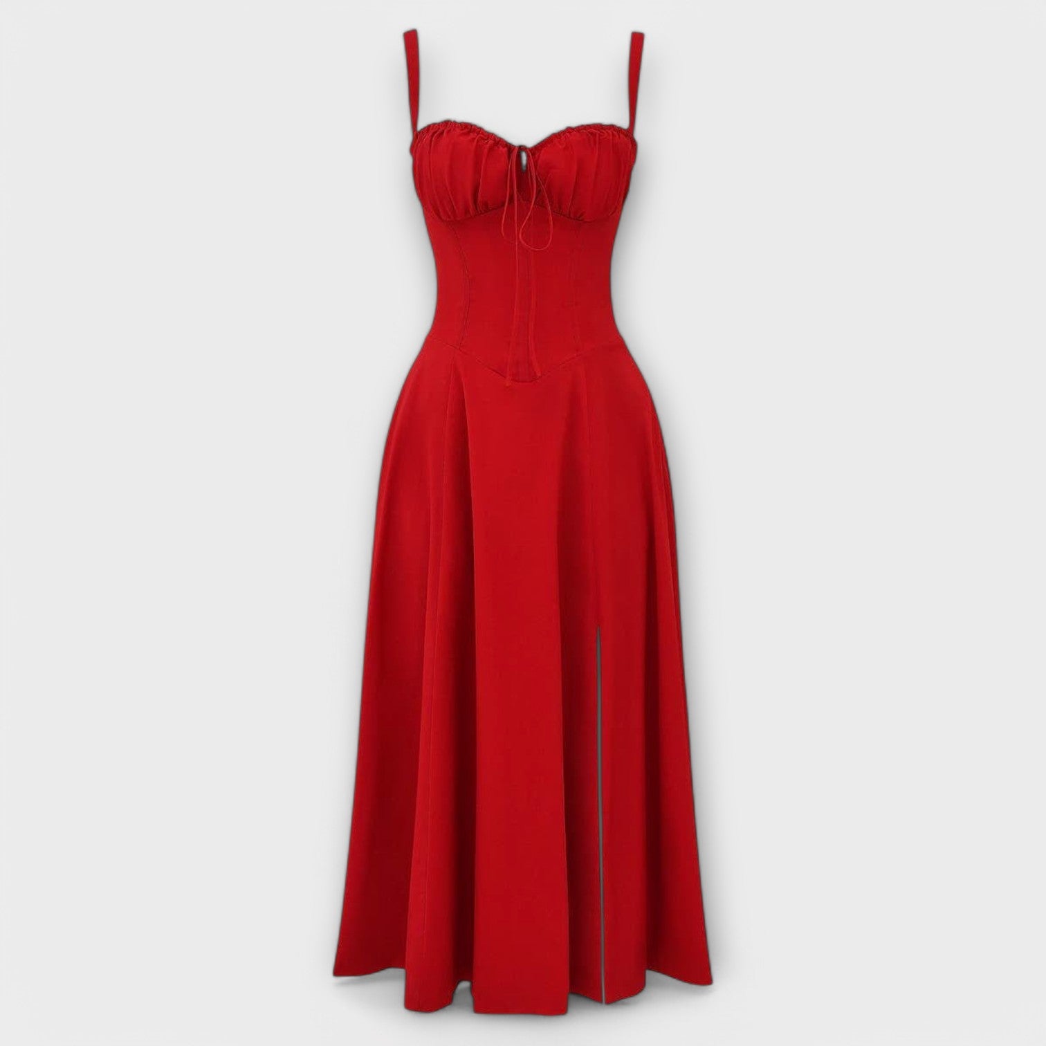 Robe Midi Chic à Corsage pour Femmes - Marie Montel