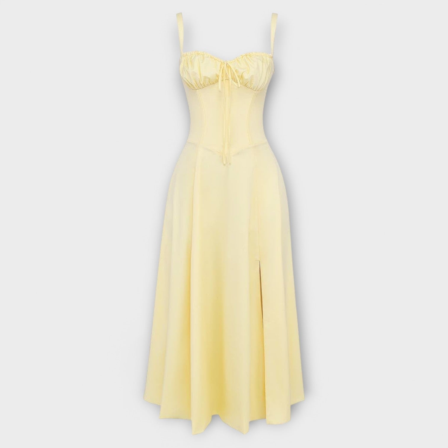 Robe Midi Chic à Corsage pour Femmes - Marie Montel