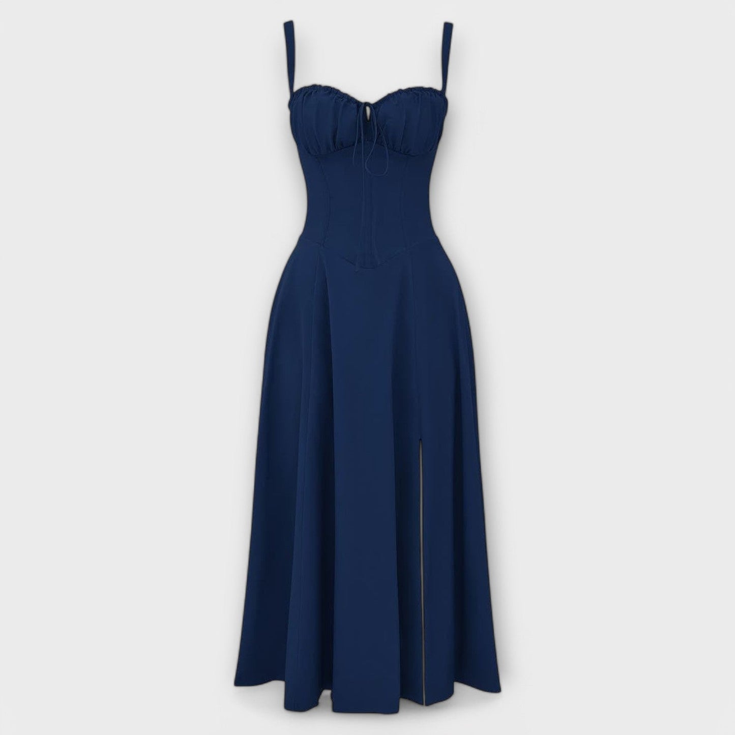 Robe Midi Chic à Corsage pour Femmes - Marie Montel
