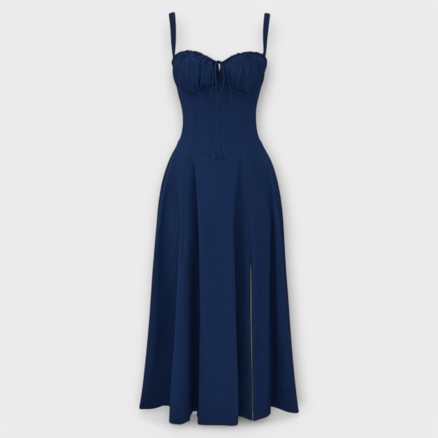 Robe Midi Chic à Corsage pour Femmes - Marie Montel