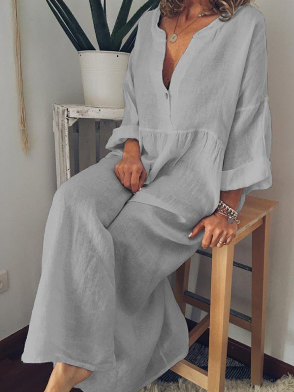 Robe Midi Chic en Noir pour Femmes - Marie Montel