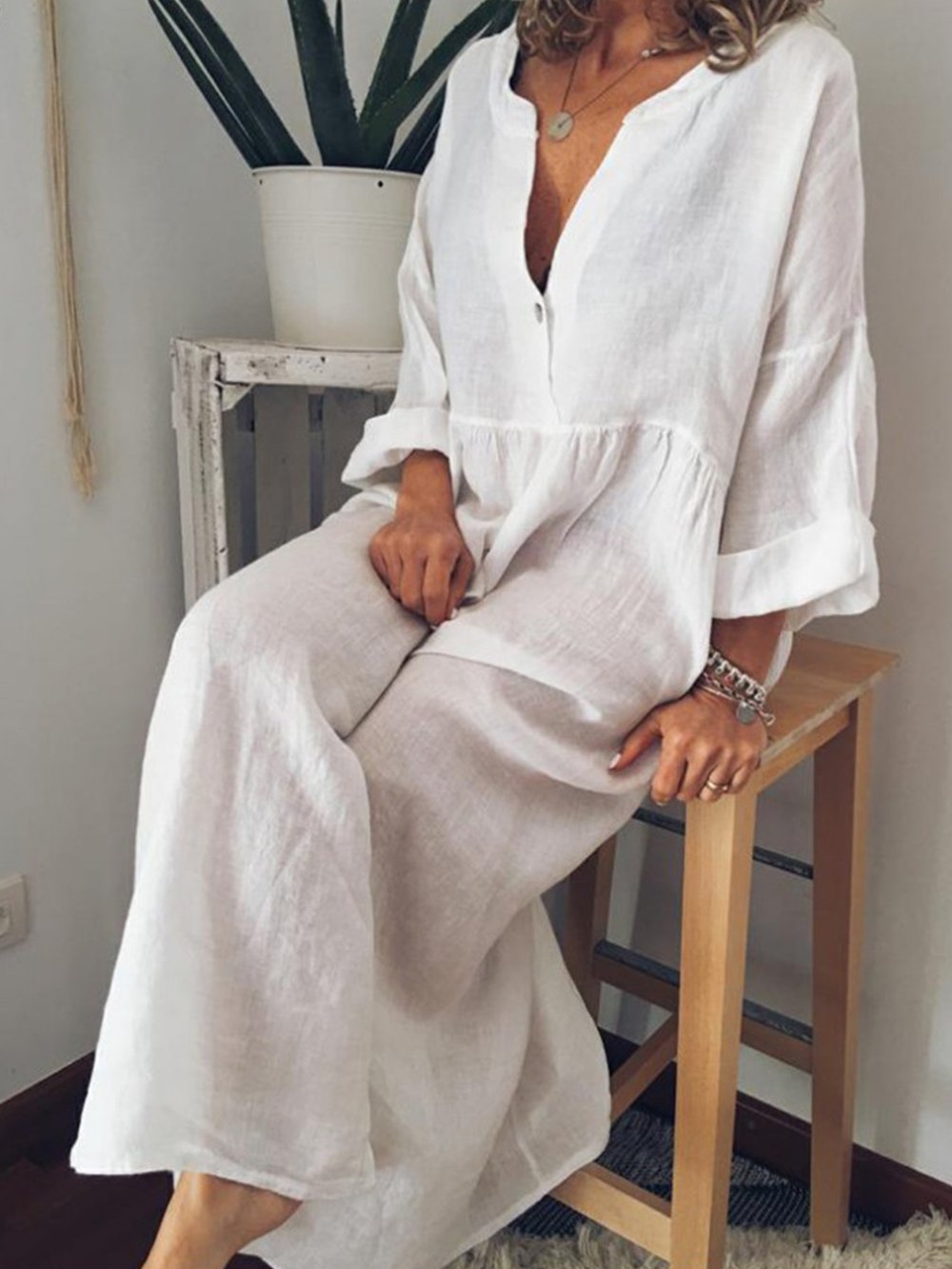 Robe Midi Chic en Noir pour Femmes - Marie Montel