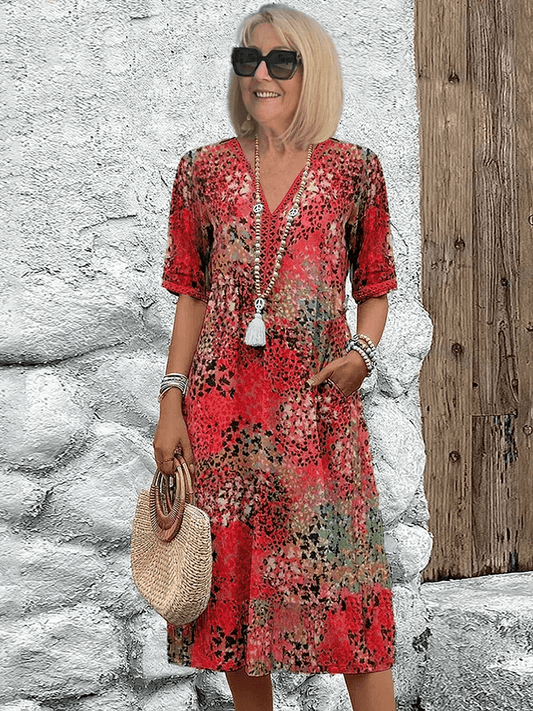 Robe Midi Éclatante pour Femmes - Marie Montel