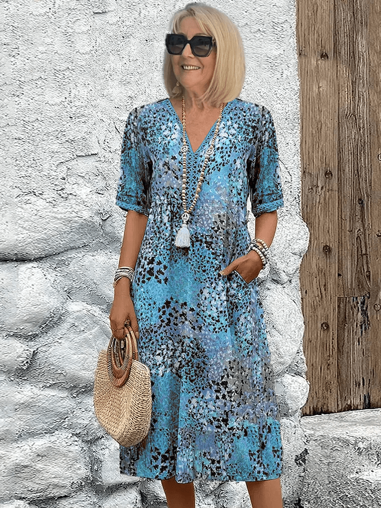 Robe Midi Éclatante pour Femmes - Marie Montel