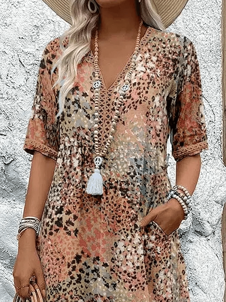 Robe Midi Éclatante pour Femmes - Marie Montel