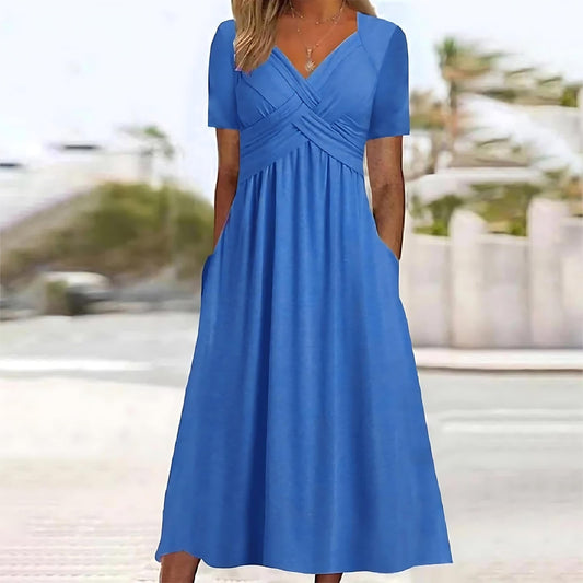 Robe Midi Élégante pour Femmes - Marie Montel