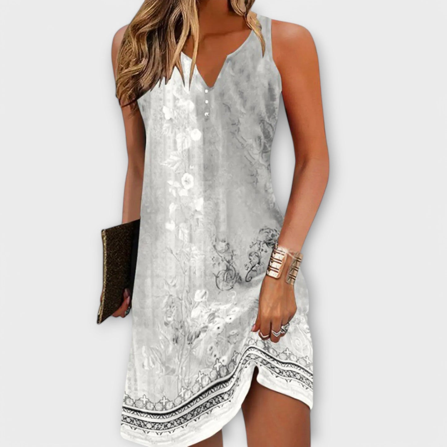 Robe Midi Floral pour Femmes - Marie Montel
