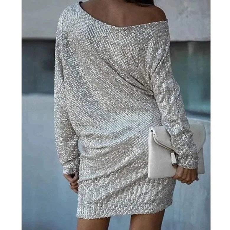 Robe Mini Chic à Épaule Dénudée pour Femmes - Marie Montel