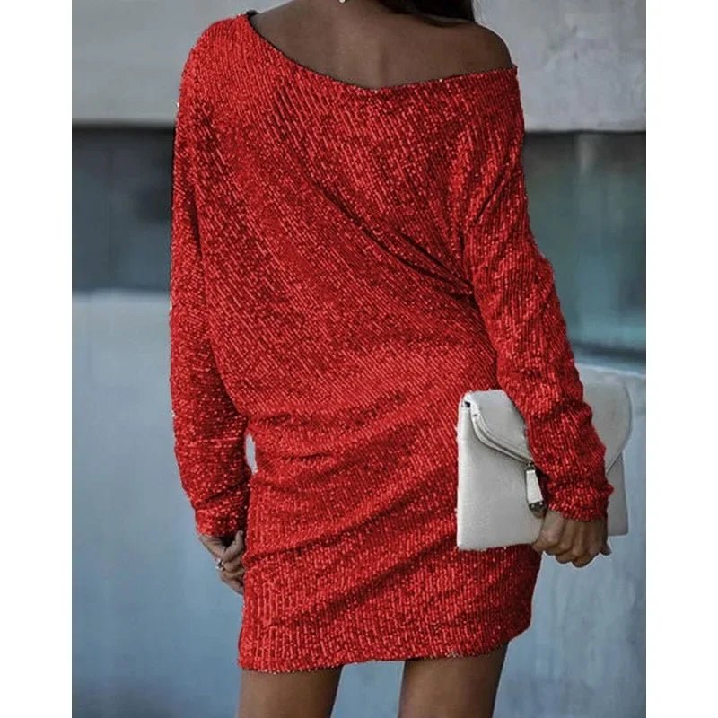 Robe Mini Chic à Épaule Dénudée pour Femmes - Marie Montel