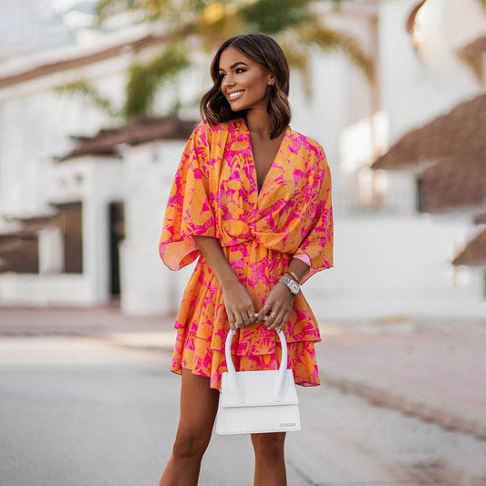 Robe Mini Chic à Manches Longues pour Femmes - Marie Montel