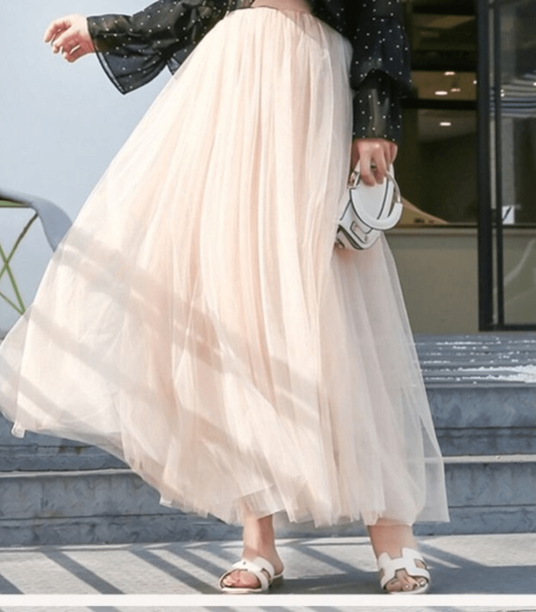 Rocque Longue à Taille Haute pour Femmes - Marie Montel