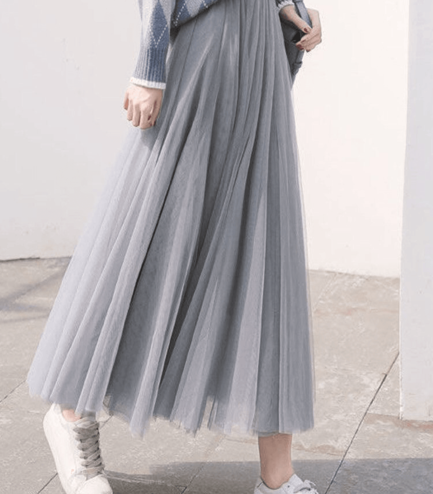 Rocque Longue à Taille Haute pour Femmes - Marie Montel