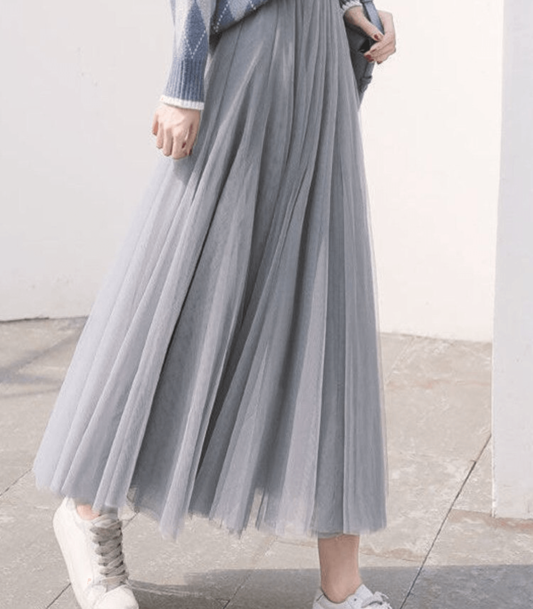 Rocque Longue à Taille Haute pour Femmes - Marie Montel