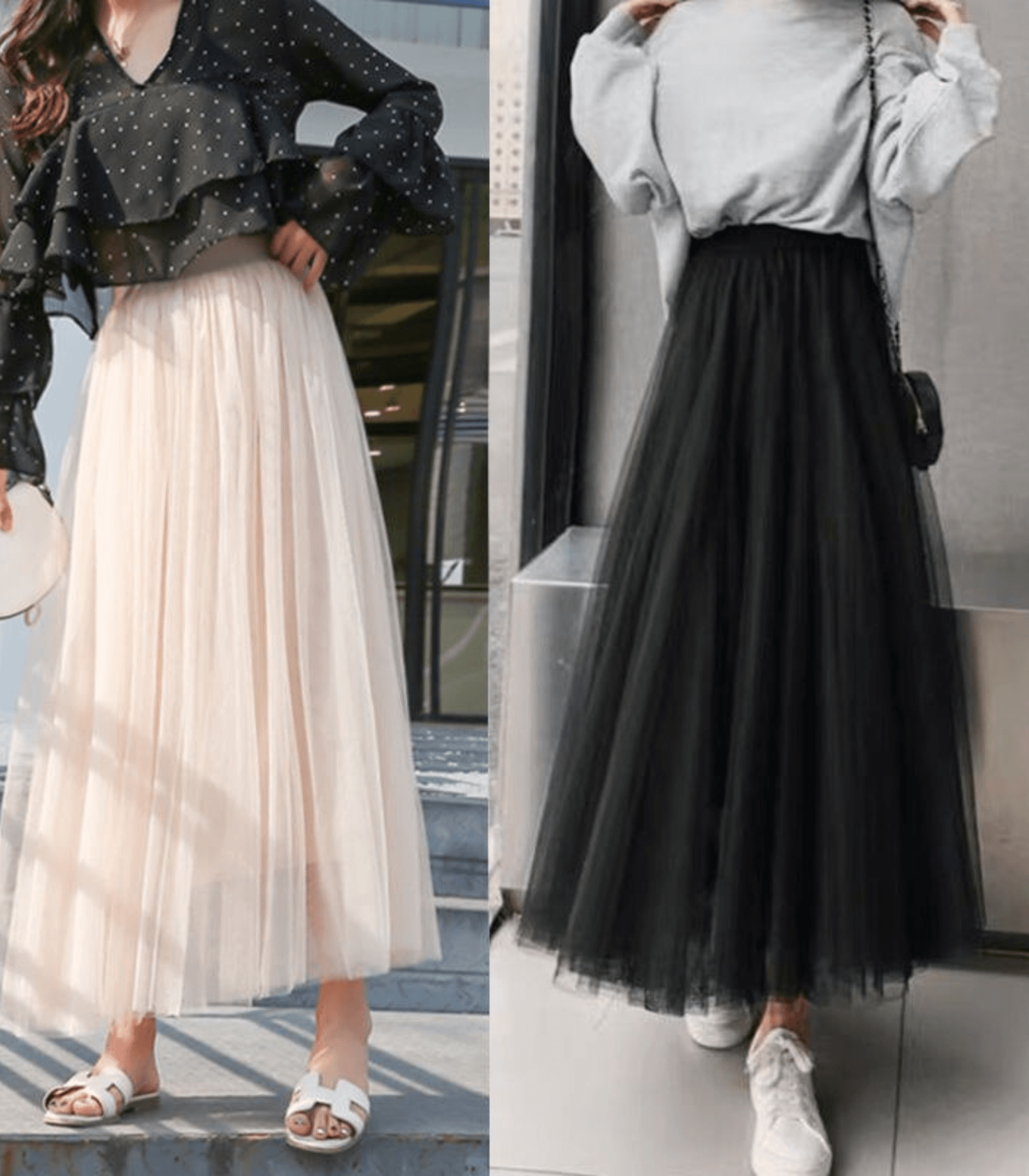Rocque Longue à Taille Haute pour Femmes - Marie Montel
