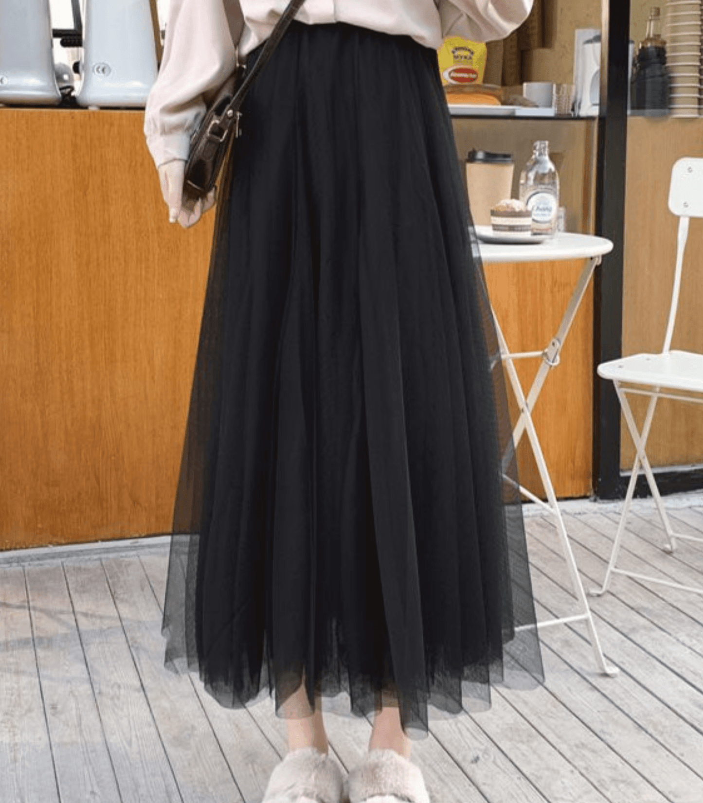 Rocque Longue à Taille Haute pour Femmes - Marie Montel