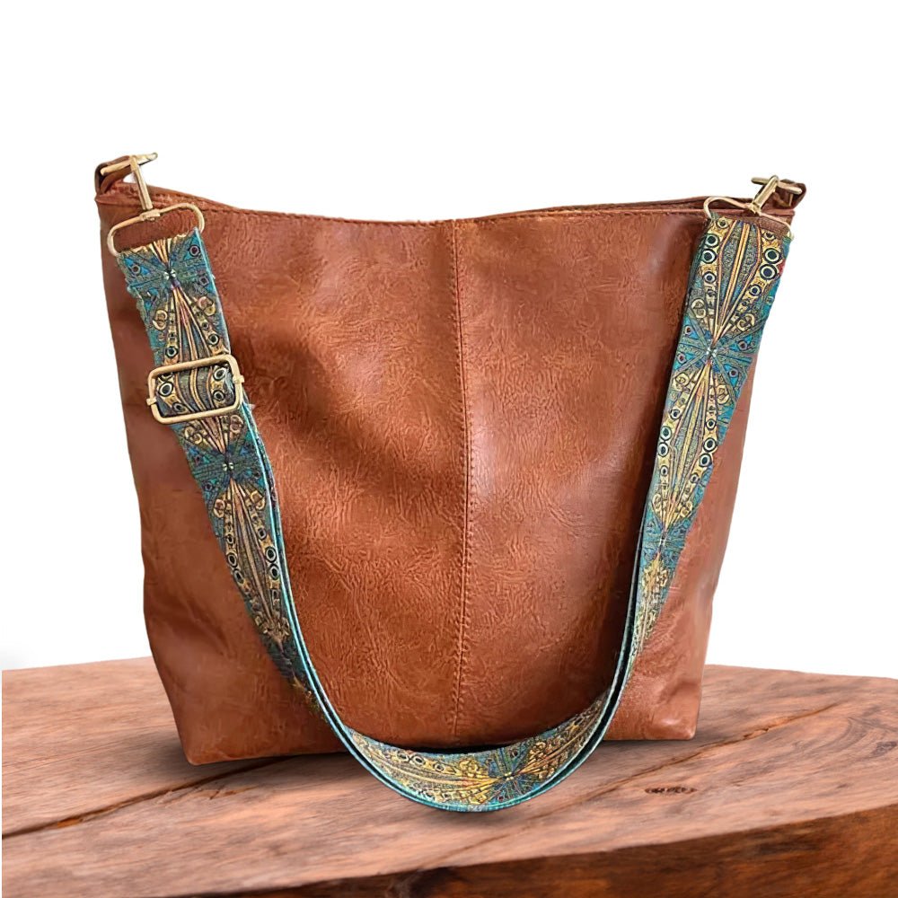 Sac à Épaule Vintage Élégant en PU pour Femmes - Marie Montel