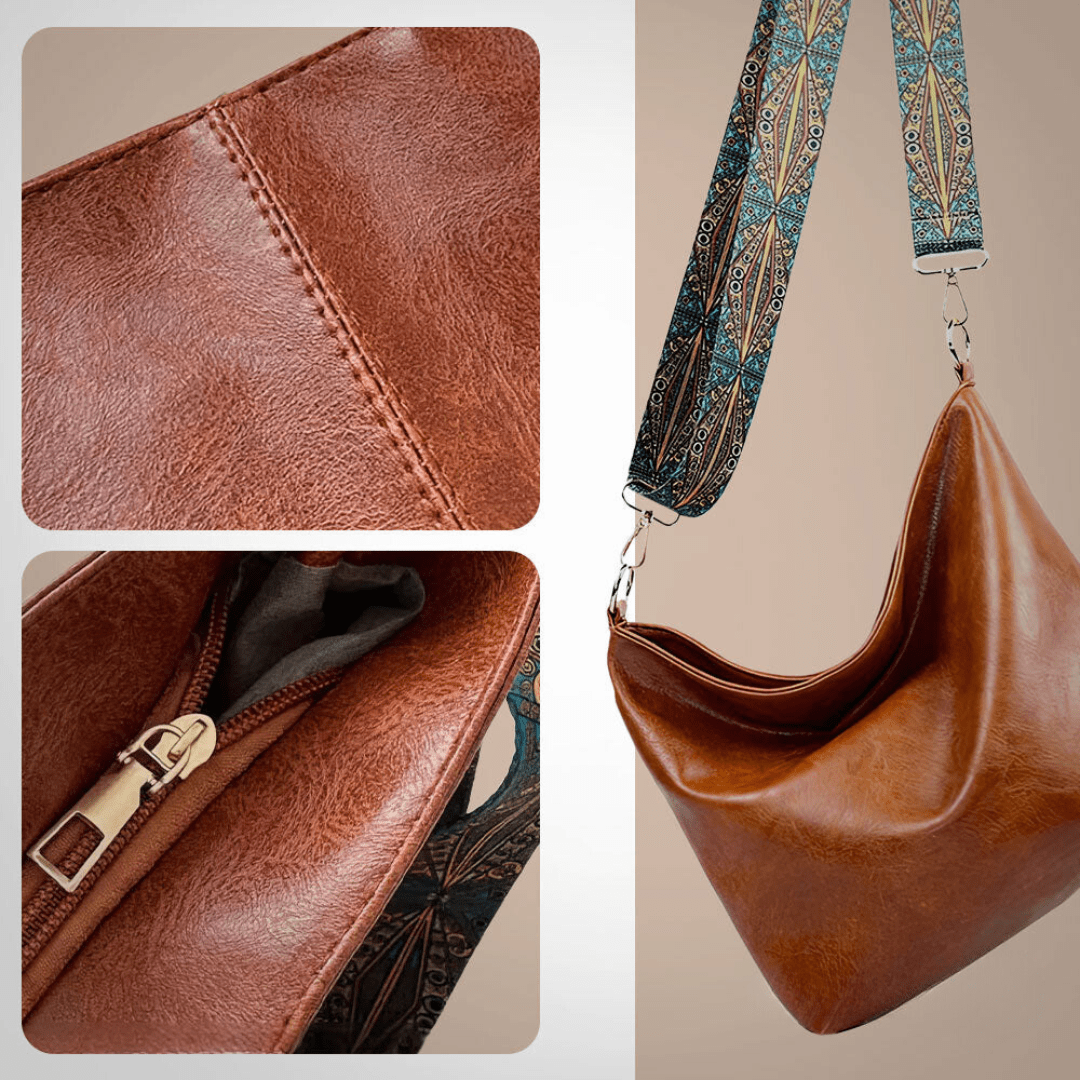 Sac à Épaule Vintage Élégant en PU pour Femmes - Marie Montel