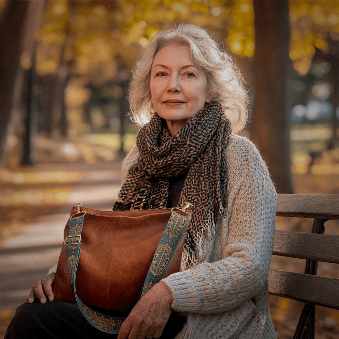 Sac à Épaule Vintage Élégant en PU pour Femmes - Marie Montel