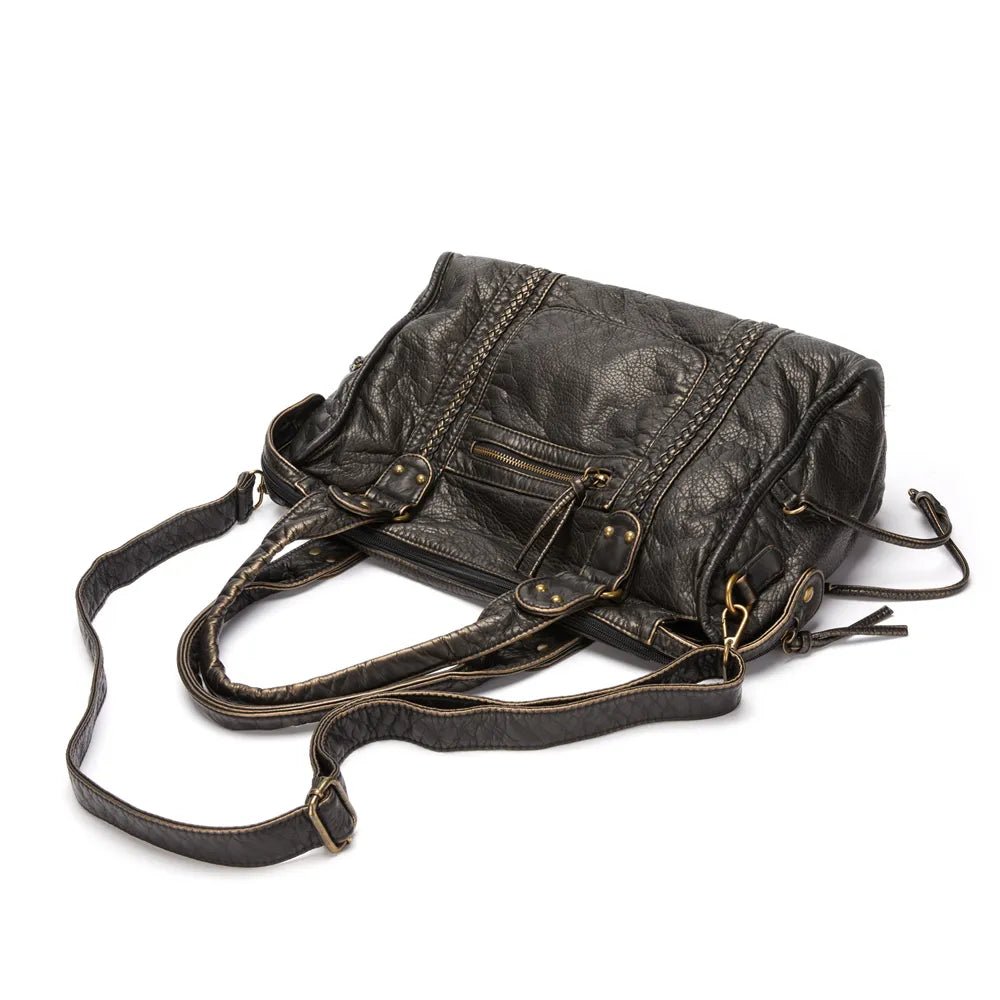 Sac à Main Noir Vintage pour Femmes - Marie Montel