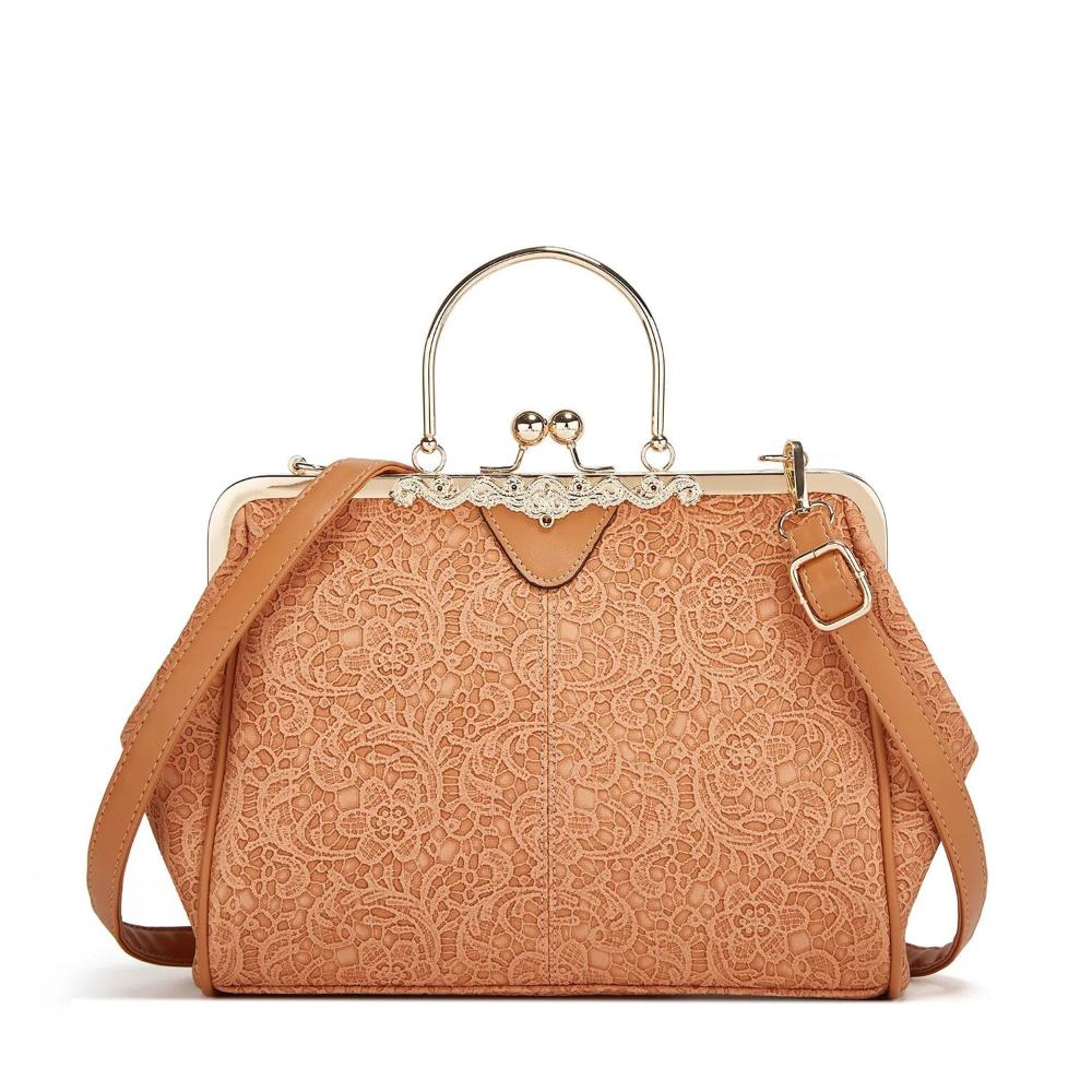 Sac à Main Vintage avec Fermeture à Clapet pour Femmes - Marie Montel