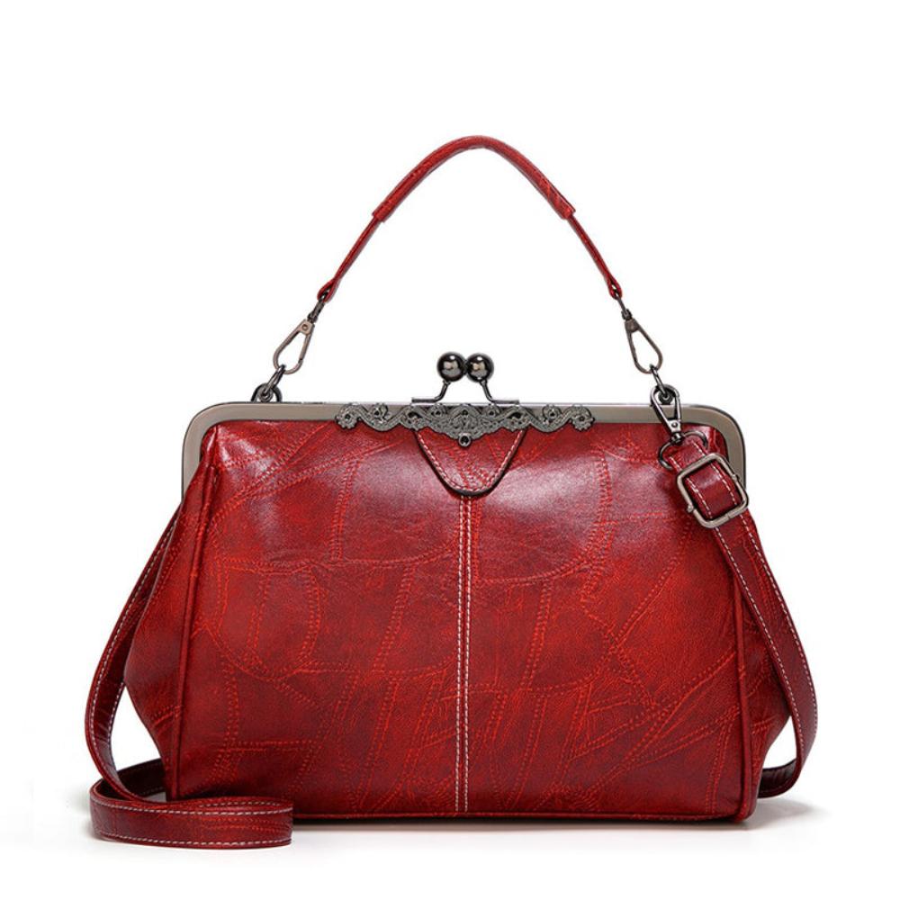 Sac à Main Vintage avec Fermeture à Clapet pour Femmes - Marie Montel