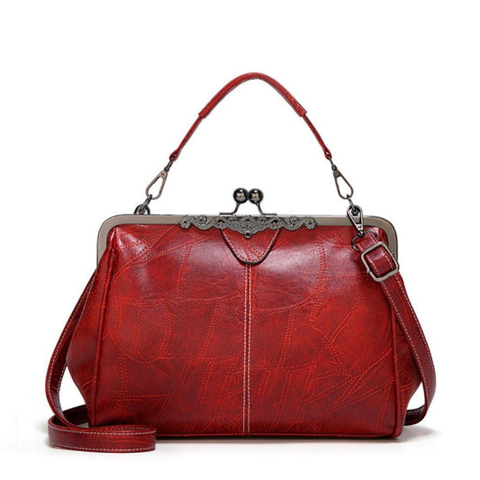Sac à Main Vintage avec Fermeture à Clapet pour Femmes - Marie Montel